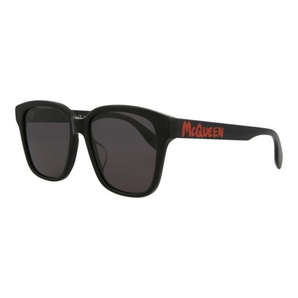 Alexander McQueen Womens Square/Rectangle Black Black Grey Fashion Designer - Picture 3 of 6